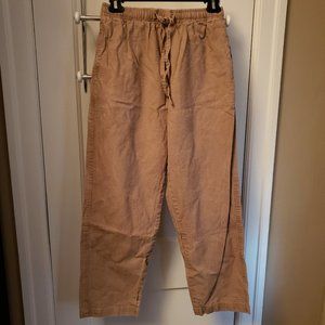 Solid Tan Hemp/Cotton SoulFlower Hippie Lounge Pants
